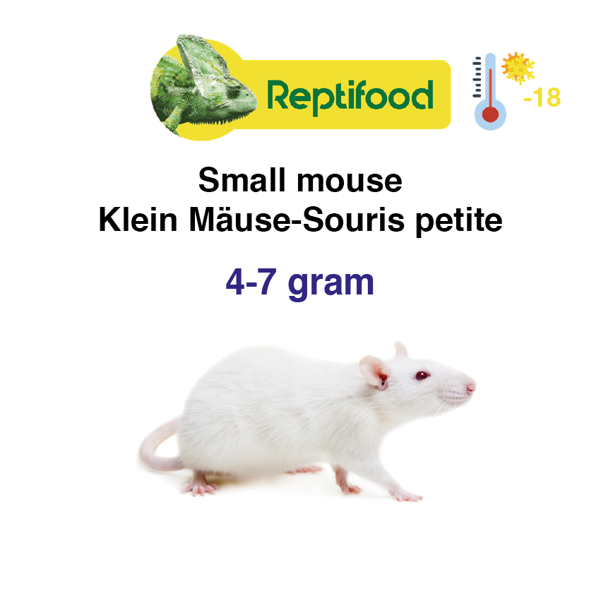 Diepvries muis fuzzy 4-7 gram per 25 st.